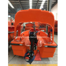 4.3m FRP Rescue Motor Boat and Signal Arm Type Davit